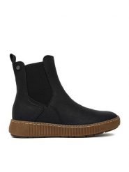 Go Soft Sztyblety CEO-WS5586-07 Czarny. Czarne botki damskie GO SOFT, z materiału, bez obcasa, na płaskiej podeszwie, bez zapięcia. Za 179.99 zł.