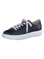 Paul Green Skórzane sneakersy w kolorze granatowym rozmiar: 40. Niebieskie obuwie sportowe damskie Paul Green, ze skóry, bez zapięcia. Za 323.50 zł.
