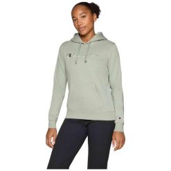 Bluza damska Champion Hooded Sweatshirt. Zielone bluzy damskie Champion, bez wzorów, bez kaptura. Za 203.99 zł.