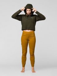 Salewa Bluza funkcyjna w kolorze khaki rozmiar: 34. Brązowe bluzy damskie Salewa, bez wzorów, z bawełny, z kapturem. Za 166.88 zł.