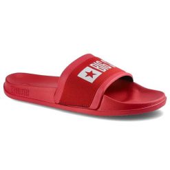 Czerwone Klapki Big Star Damskie Buty Profilowane. Czerwone klapki damskie Big Star, bez wzorów, bez obcasa, bez zapięcia. Za 49.00 zł.