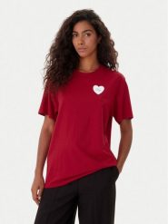 HUGO T-Shirt Vintag 50551445 Czerwony Regular Fit. Czerwone t-shirty damskie Hugo, l, bez wzorów, z bawełny, bez kołnierzyka. Za 239.99 zł.