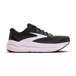 Buty do biegania damskie Brooks Ghost Max 2. Czarne obuwie sportowe damskie Brooks, z materiału, bez zapięcia, do biegania. Za 939.99 zł.