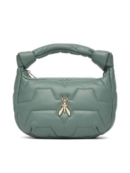 Patrizia Pepe Torebka 8B0223/L006 Zielony. Zielone torebki klasyczne damskie Patrizia Pepe, ze skóry, bez dodatków. Za 769.99 zł.