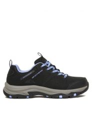 Skechers Trekkingi Trego 180119/BKPR Czarny. Czarne obuwie trekkingowe damskie Skechers, z materiału, bez zapięcia. Za 449.99 zł.