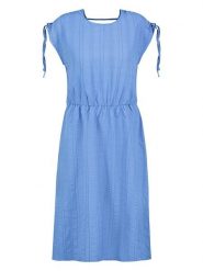 Sublevel Sukienka w kolorze niebieskim rozmiar: M. Niebieskie sukienki damskie Sublevel, bez wzorów, bez ramiączek. Za 82.99 zł.