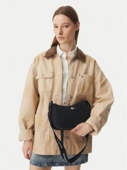 Tommy Jeans Torebka Tjw Ess Daily Shoulder Bag AW0AW18768 Czarny. Czarne torebki klasyczne damskie Tommy Jeans, z jeansu, bez dodatków. Za 249.99 zł.