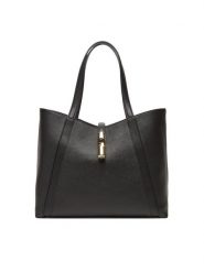 Furla Torebka Goccia L WB01788 BX3353 KH O6000 Czarny. Czarne torebki klasyczne damskie Furla, ze skóry, bez dodatków. Za 1,509.00 zł.