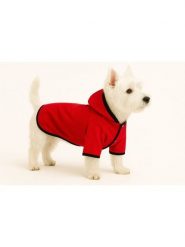 Paws&Whiskers Bluza w kolorze czerwonym dla psa rozmiar: S. Czerwone bluzy damskie Paws&Whiskers, s, bez wzorów, bez kaptura. Za 82.99 zł.