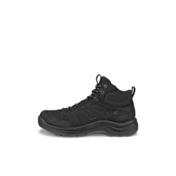 Buty trekkingowe za kostkę damskie Ecco. Czarne obuwie trekkingowe damskie ECCO, z gumy, za kostkę, bez zapięcia. Za 774.45 zł.