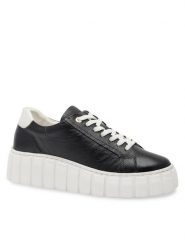 Lasocki Sneakersy WI23-PIANA-01 Czarny. Czarne obuwie sportowe damskie Lasocki, ze skóry, bez zapięcia. Za 194.99 zł.