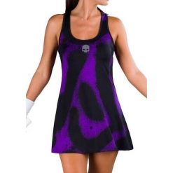 Sukienka tenisowa damska Hydrogen Spray Dress. Czarne sukienki damskie HYDROGEN, bez wzorów, sportowe, bez ramiączek. Za 399.00 zł.