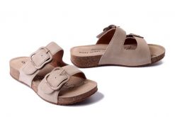 JOSEF SEIBEL 78564 380 200 Tonga 64 beige, klapki damskie. Brązowe klapki damskie Josef Seibel, bez wzorów, ze skóry, bez obcasa, bez zapięcia. Za 279.92 zł.