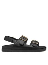 Geox Sandały J Sandal Foammentera J65P0A 000BC C9999 S Czarny. Czarne sandały dziewczęce Geox, ze skóry, bez obcasa, bez zapięcia. Za 249.99 zł.
