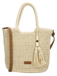 Beagles Torebka "Lanzarote" w kolorze beżowym - 35 x 26 x 11 cm rozmiar: onesize. Brązowe torebki klasyczne damskie Beagles, z materiału, przez ramię, bez dodatków. Za 78.99 zł.