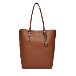 Torebka MICHAEL Michael Kors. Brązowe shopper bag MICHAEL Michael Kors, bez wzorów, bez dodatków. Za 769.99 zł.