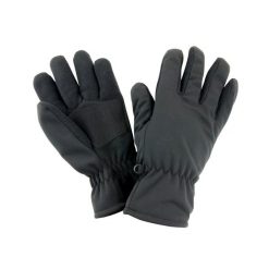 Zimowe Rękawiczki Termiczne Softshell Unisex. Czarne rękawiczki damskie RESULT, bez wzorów, z softshellu. Za 78.99 zł.