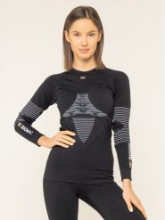 X-Bionic Bielizna termoaktywna górna Energizer 4.0 NGYT06W19W Czarny Slim Fit. Czarna koszule nocne i halki X BIONIC, bez wzorów, z syntetyku, bez ramiączek. Za 449.99 zł.