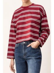 Trendyol Koszulka w kolorze czerwonym rozmiar: XL. Czerwone bluzki damskie Trendyol, xl, bez wzorów, bez kołnierzyka, bez ramiączek. Za 52.99 zł.