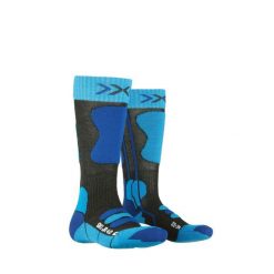 Skarpety X-SOCKS SKI JR 4.0. Czarne skarpetki damskie X Socks, bez wzorów. Za 82.24 zł.