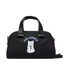 Torebka KARL LAGERFELD. Czarne torebki klasyczne damskie KARL LAGERFELD, bez dodatków. Za 779.99 zł.