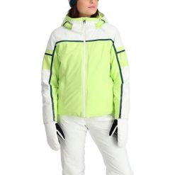 Kurtka narciarska damska Spyder Poise. Białe kurtki sportowe damskie Spyder, na zimę, xs, bez wzorów, bez kaptura. Za 2,499.00 zł.