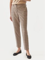 Tatuum Spodnie materiałowe Rimi T2416.139B Brązowy Regular Fit. Brązowe spodnie materiałowe damskie TATUUM, bez wzorów, z materiału. Za 229.99 zł.
