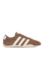 Adidas Sneakersy C-GRAND COURT LO JQ7226 Brązowy. Brązowe obuwie sportowe damskie Adidas, ze skóry, bez zapięcia. Za 329.99 zł.