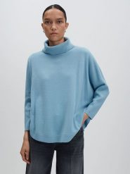 Someday Golf w kolorze błękitnym rozmiar: S. Niebieskie golfy damskie someday., s, bez wzorów, z wełny, bez ramiączek. Za 244.22 zł.