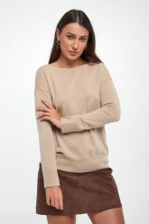 Sweter damski wełniany z kaszmirem Nebula MM. Swetry klasyczne damskie MM, l, z kaszmiru, bez kołnierzyka. Za 929.00 zł.