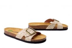 DR. BRINKMANN 700906-08 beige, klapki damskie. Brązowe klapki damskie Dr. Brinkmann, bez wzorów, bez obcasa, bez zapięcia. Za 182.67 zł.