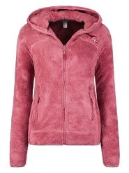 Geographical Norway Kurtka polarowa "Upalood" w kolorze jasnoróżowym rozmiar: S. Różowe kurtki damskie Geographical Norway, s, bez wzorów, z polaru, bez kaptura. Za 56.66 zł.