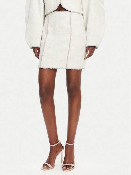 ROTATE Spódnica mini 1136773042 Écru Regular Fit. Spódnice damskie ROTATE, bez wzorów, z syntetyku, mini. Za 539.99 zł.