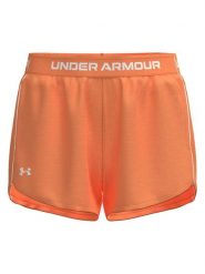 Under Armour Szorty funkcyjne w kolorze pomarańczowym rozmiar: M. Pomarańczowe spodenki sportowe damskie Under Armour, m, bez wzorów, outdoorowe. Za 79.99 zł.