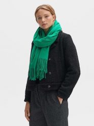 OPUS Szal "Anell" w kolorze zielonym rozmiar: onesize. Zielone szaliki damskie Opus, bez wzorów, z materiału. Za 78.45 zł.
