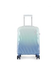 Semi Line Walizka kabinowa T5648-1 Niebieski. Niebieskie walizki Semi-line, bez wzorów, z tworzywa sztucznego. Za 219.99 zł.