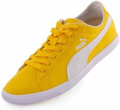 Puma Glyde Low tenisówki tekstylne żółte. Żółte trampki damskie Puma, bez wzorów, z gumy, bez zapięcia. Za 254.99 zł.