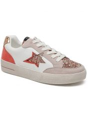 Sixth Sens Sneakersy w kolorze biało-czerwono-jasnoróżowym rozmiar: 40. Białe obuwie sportowe damskie Sixth Sens, bez zapięcia. Za 117.17 zł.