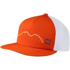 Czapka z daszkiem BUFF EXPLORE TRUCKER CAP CRAM. Żółte czapki z daszkiem damskie Buff, na lato, bez wzorów, z materiału. Za 78.99 zł.
