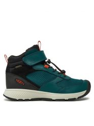 Keen Sneakersy Skua Waterproof Boot 1029540 Zielony. Zielone buty sportowe chłopięce Keen, z materiału, bez zapięcia. Za 279.99 zł.