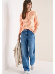 Cecil Bluza w kolorze pomarańczowo-białym rozmiar: L. Pomarańczowe bluzy damskie Cecil, l, bez wzorów, bez kaptura. Za 109.52 zł.