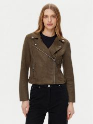 Vero Moda Kurtka z imitacji skóry Jose 10300938 Brązowy Regular Fit. Brązowe kurtki damskie Vero Moda, m, bez wzorów, ze skóry, bez kaptura. Za 149.99 zł.