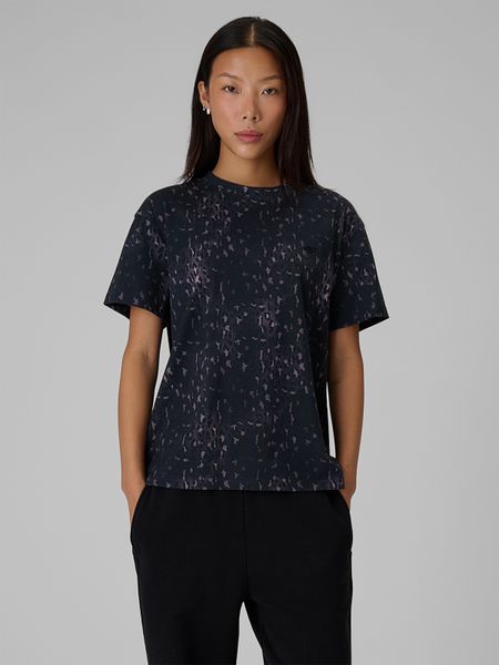 4F T-shirt relaxed z nadrukiem damski - szary M. Szare t-shirty damskie 4F, m, bez wzorów, z bawełny, bez kołnierzyka. Za 89.99 zł.