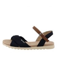 Tom Tailor Sandały w kolorze czarnym rozmiar: 39. Czarne sandały damskie Tom Tailor, bez wzorów, z otwartym noskiem, bez obcasa, bez zapięcia. Za 168.46 zł.