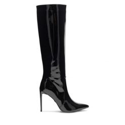Kozaki Nine West. Czarne kozaki damskie Nine West, bez obcasa, na szpilce, bez zapięcia. Za 329.99 zł.