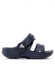 Crocs Sandały Classic Crocs Sandal T 207537 Granatowy. Niebieskie sandały chłopięce Crocs, z tworzywa sztucznego, bez zapięcia. Za 119.99 zł.