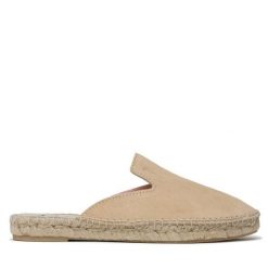 Espadryle Manebi. Brązowe espadryle damskie Manebi, bez wzorów, bez obcasa. Za 379.99 zł.