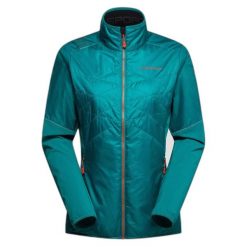 Damska kurtka puchowa La Sportiva Ascent Primaloft. Niebieskie kurtki damskie La Sportiva, na zimę, xs, bez wzorów, z materiału, bez kaptura. Za 828.00 zł.