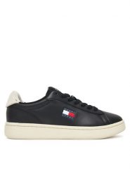 Tommy Jeans Sneakersy Tjw Archive Court EN0EN02815 Czarny. Czarne obuwie sportowe damskie Tommy Jeans, z jeansu, bez zapięcia. Za 269.99 zł.