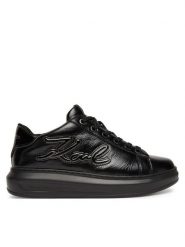 KARL LAGERFELD Sneakersy Kapri KL62511S Czarny. Czarne obuwie sportowe damskie KARL LAGERFELD, ze skóry, bez zapięcia. Za 619.99 zł.